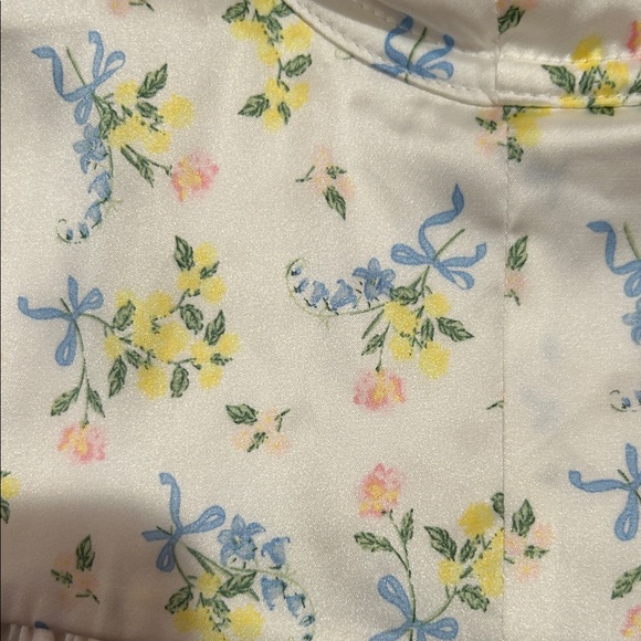 For Love And Lemons Floral Lace Bralette - White and Pink - Picture 7 of 7